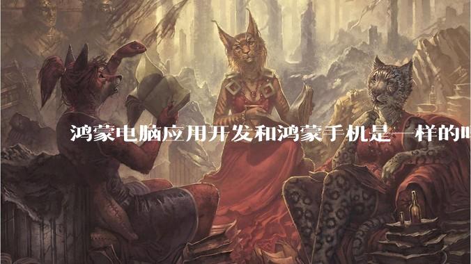 鸿蒙电脑应用开发和鸿蒙手机是一样的吗？
